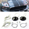 XH-6049 Car Universal Modified Racing Punch-free Aluminum Engine Hood Lock Cover, XH-6049(Black), XH-6049(Gold), XH-6049(Blue), XH-6049(Purple), XH-6049(Red), XH-6049(Silver)