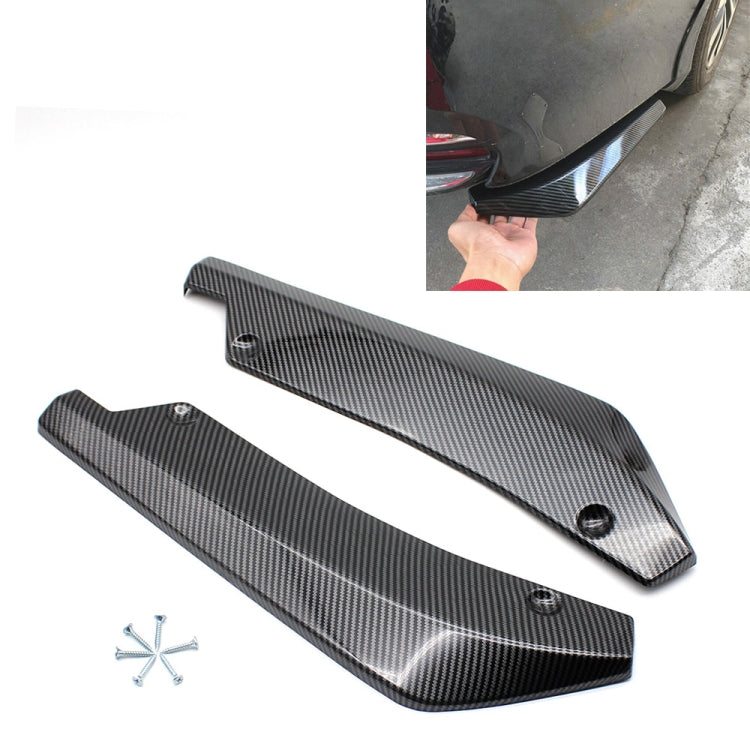 XH-6134 Carbon Texture Car Universal Modified Rear Spoiler Anti-collision Protector Bar Strip Guard Sticker, Carbon Texture