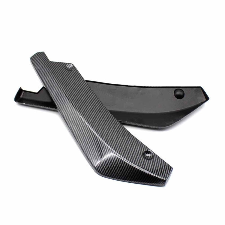 XH-6134 Carbon Texture Car Universal Modified Rear Spoiler Anti-collision Protector Bar Strip Guard Sticker, Carbon Texture