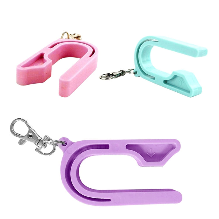3 PCS Random Color The Car Seat Key Keychain Unlocker, 2 PCS Random Color