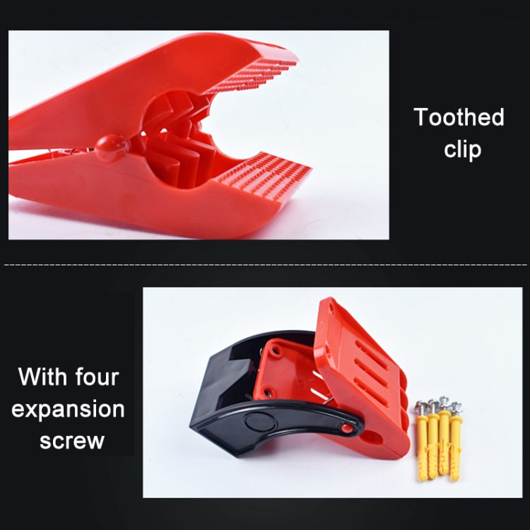 Car Foot Pad Cleaning Clip Multifunctional Wall Mounted Fixing Clip Hook, Wall Mounted Fixing Clip Hook
