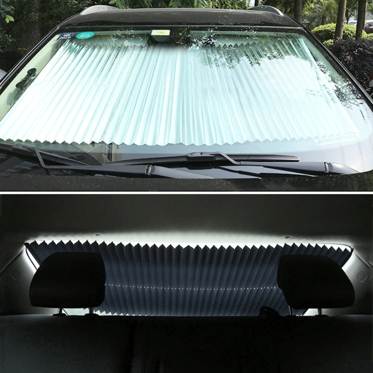 Car Sucker Suction Cups Retractable Windshield Sun Shade Block Sunshade Cover for Solar UV Protect, Size: 46cm, Sucker Suction Cups, 46cm
