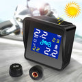 Universal Motorcycle Wireless High Precision Solar Energy TPMS Tire Pressure Alarm System External Tire Monitor, Motorcycle External Tire Monitor