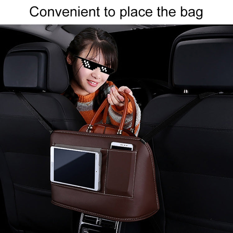 Car Front Seat Hanging Bag Mobile Phone Storage Bag, Mobile Phone Storage Bag (Wine Red), Mobile Phone Storage Bag (Brown), Mobile Phone Storage Bag (Black), Mobile Phone Storage Bag, Mobile Phone Storage Bag (Beige), Mobile Phone Storage Bag (Red)