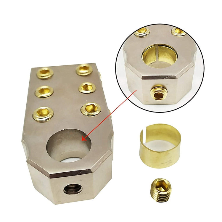1 Pair Car Audio Modified Battery Connector Lead Acid Battery Terminal Connector, Audio Terminal