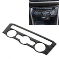 Car Carbon Fiber Air Conditioning Panel Decorative Sticker for Volkswagen Tiguan L 2019-2021, High Configuration, Air Conditioning Panel, High Configuration