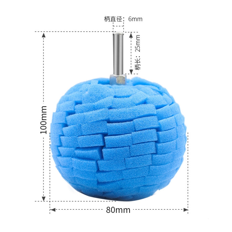 7 in 1 3 inch Car Polishing Disc Set Wheel Rim Polishing Waxing Sponge, 7 in 1