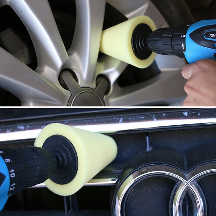 7 in 1 3 inch Car Polishing Disc Set Wheel Rim Polishing Waxing Sponge, 7 in 1