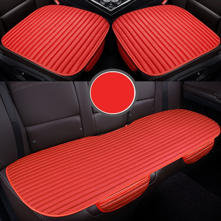 3 in 1 Car Seat Cushion Free Binding Half Inclusive Seat Mat Set, Half Inclusive (Red), Half Inclusive (Black), Half Inclusive (Coffee), Half Inclusive (Grey), Half Inclusive (Blue), Half Inclusive (Beige)
