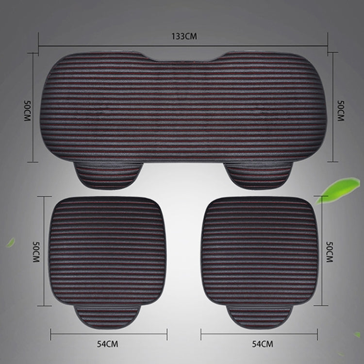 3 in 1 Car Seat Cushion Free Binding Half Inclusive Seat Mat Set, Half Inclusive (Red), Half Inclusive (Black), Half Inclusive (Coffee), Half Inclusive (Grey), Half Inclusive (Blue), Half Inclusive (Beige)
