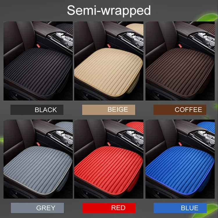 3 in 1 Car Seat Cushion Free Binding Half Inclusive Seat Mat Set, Half Inclusive (Red), Half Inclusive (Black), Half Inclusive (Coffee), Half Inclusive (Grey), Half Inclusive (Blue), Half Inclusive (Beige)