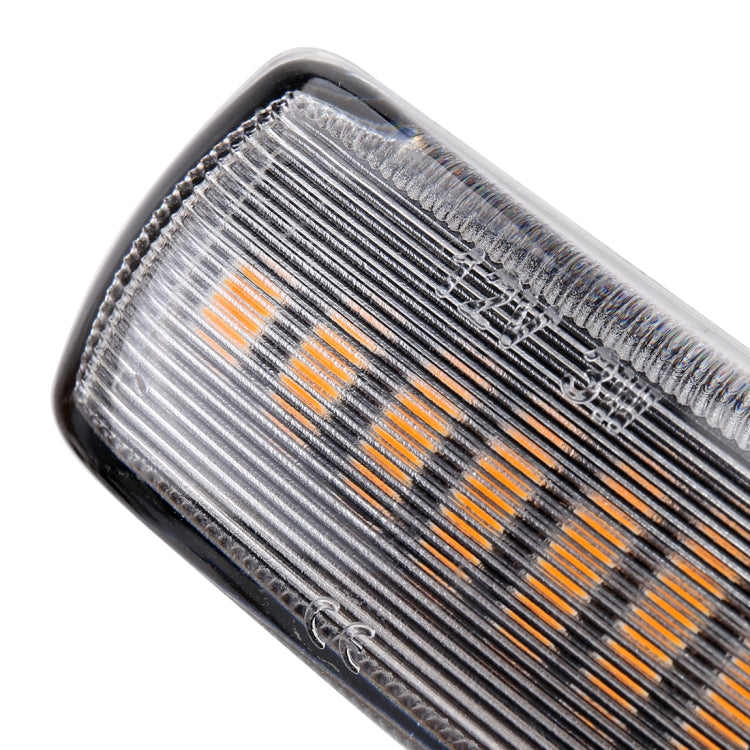 2 PCS DC12V / 3W Car LED Dynamic Blinker Side Lights Flowing Water Turn Signal Light for Land Rover, Amber Light, For Land Rover