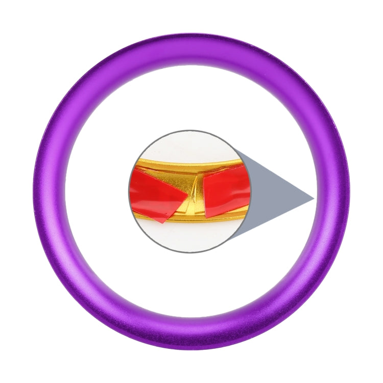 8 PCS Car Aluminum Alloy Air Conditioner Knob Case and Base for Honda XR-V, For Honda XR-V (Purple), For Honda XR-V (Red), For Honda XR-V (Gold), For Honda XR-V (Blue)