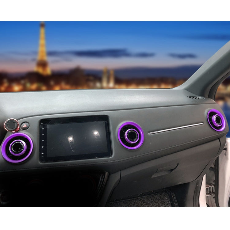 8 PCS Car Aluminum Alloy Air Conditioner Knob Case and Base for Honda XR-V, For Honda XR-V (Purple), For Honda XR-V (Red), For Honda XR-V (Gold), For Honda XR-V (Blue)