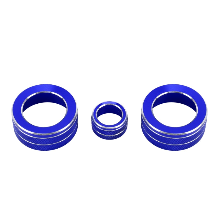 3 PCS Car Metal Air Conditioner Knob Case for Honda AVANCIER / URV, For Honda AVANCIER / URV (Blue), For Honda AVANCIER / URV (Red)