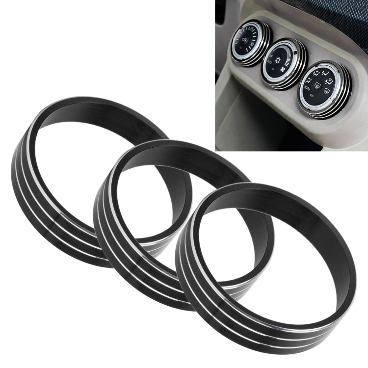 Car Metal Air Conditioner Knob Case for Mitsubishi ASX, For Mitsubishi ASX (Black), For Mitsubishi ASX (Gold), For Mitsubishi ASX (Blue), For Mitsubishi ASX (Red), For Mitsubishi ASX (Silver)