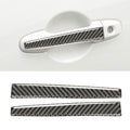 Car Carbon Fiber Door Handle Decorative Sticker for Subaru BRZ / Toyota 86 2013-2017, Left and Right Drive Universal, Door Handle