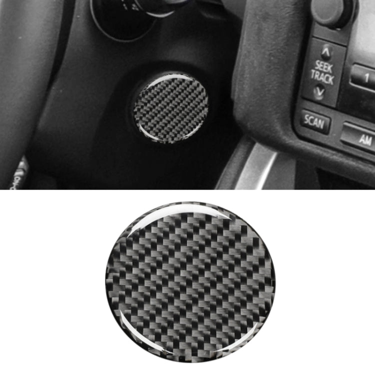 Car Carbon Fiber Fire Panel Decorative Sticker for Subaru BRZ / Toyota 86 2013-2017, Left and Right Drive Universal, Fire Panel