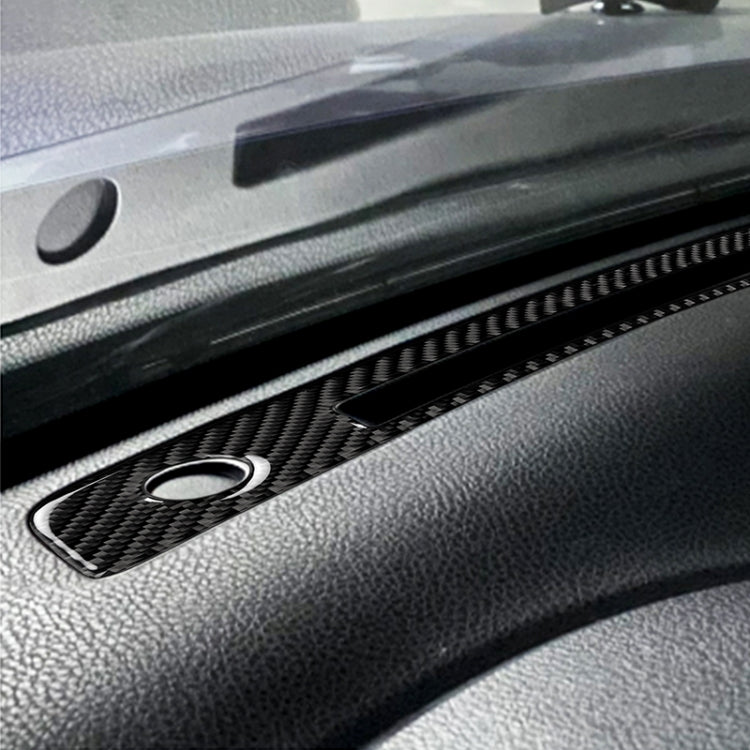 Car Carbon Fiber Central Control Instrument Air Outlet Decorative Sticker for Subaru BRZ / Toyota 86 2013-2020, Left and Right Drive Universal, Central Control Instrument Air Outlet