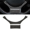 Car Carbon Fiber Steering Wheel Decorative Sticker for Lexus IS250 2013-, Left Drive, Steering Wheel