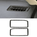 Car Carbon Fiber Instrument Air Outlet Decorative Sticker for Lexus IS250 2013-, Left Drive, Instrument Air Outlet