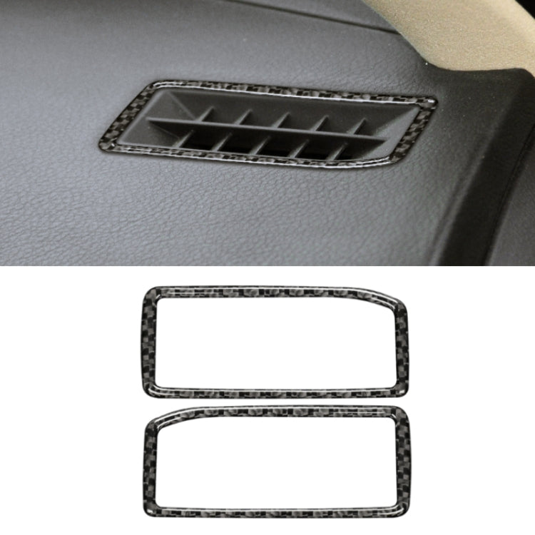 Car Carbon Fiber Instrument Air Outlet Decorative Sticker for Lexus IS250 2013-, Left Drive, Instrument Air Outlet