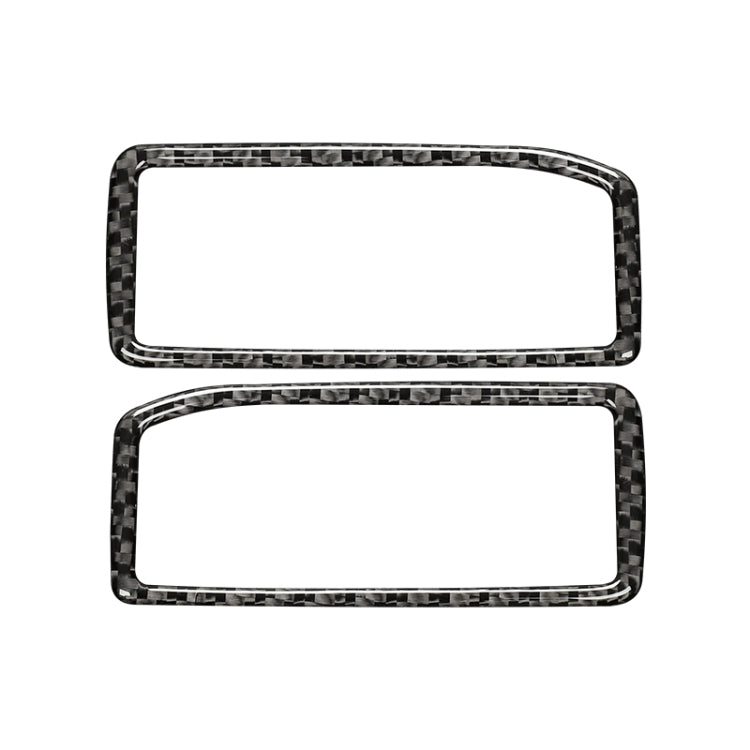 Car Carbon Fiber Instrument Air Outlet Decorative Sticker for Lexus IS250 2013-, Left Drive, Instrument Air Outlet