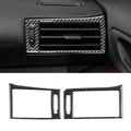 Car Carbon Fiber Left and Rght Air Outlet Decorative Sticker for Lexus IS250 2013-, Left Drive, Left and Rght Air Outlet