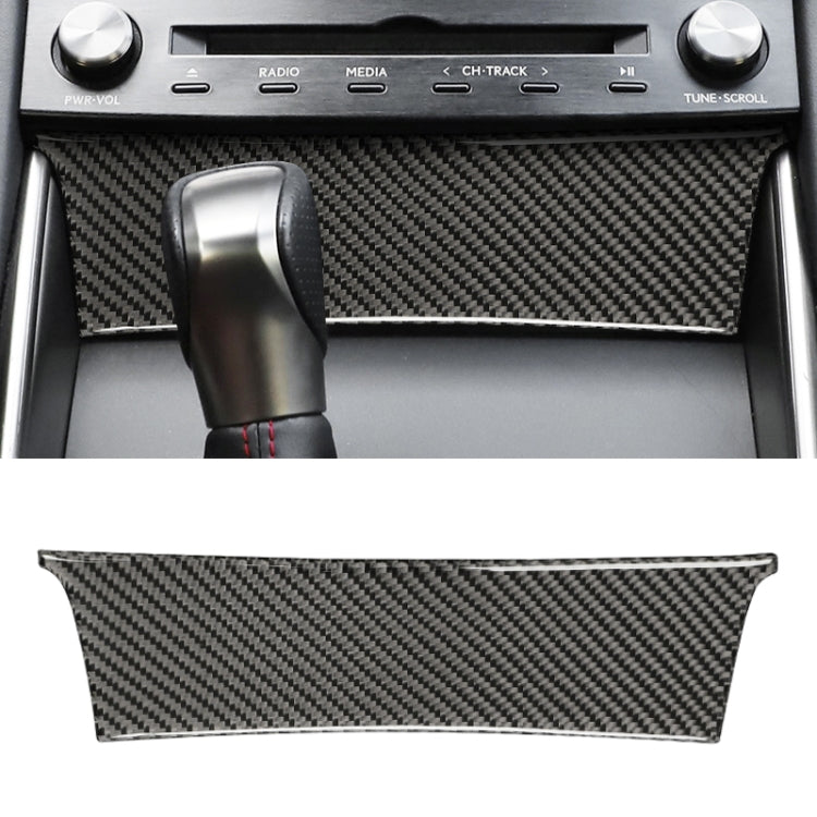 Car Carbon Fiber Central Control Panel Decorative Sticker for Lexus IS250 2013-, Left Drive B Style, Central Control Panel B Style