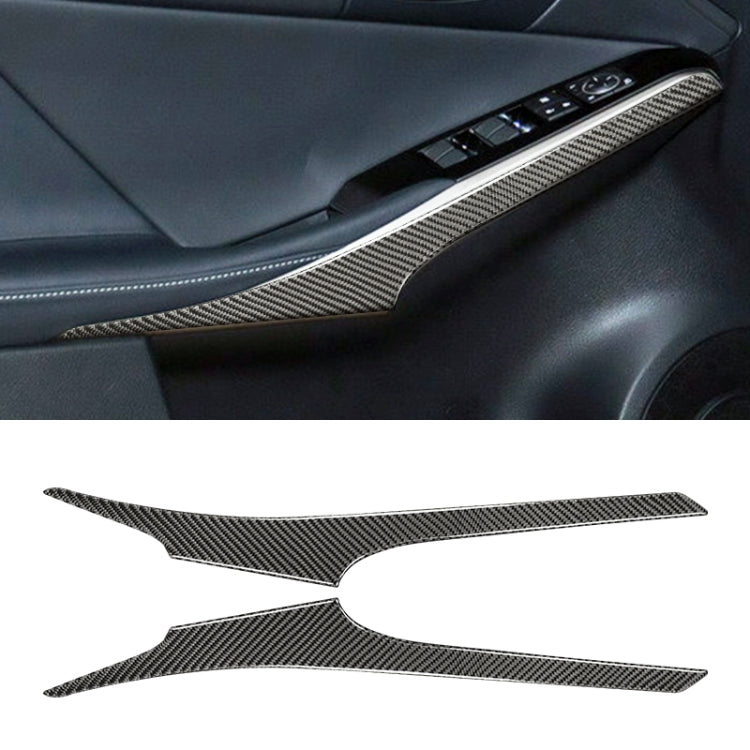 Car Carbon Fiber Door Decorative Strip for Lexus IS250 2013-, Left Drive, Door Decorative Strip