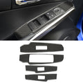 Car Carbon Fiber Window Glass Lifting Panel Button Decorative Sticker for Lexus IS250 2013-, Left Drive B Style, Window Glass Lifting B Style