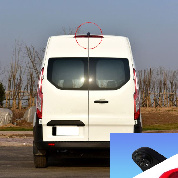 PZ466 Car Waterproof 170 Degree Brake Light View Camera + 7 inch Rearview Monitor for Ford Transit 2014-2015, PZ466 + 7 inch Rearview Monitor