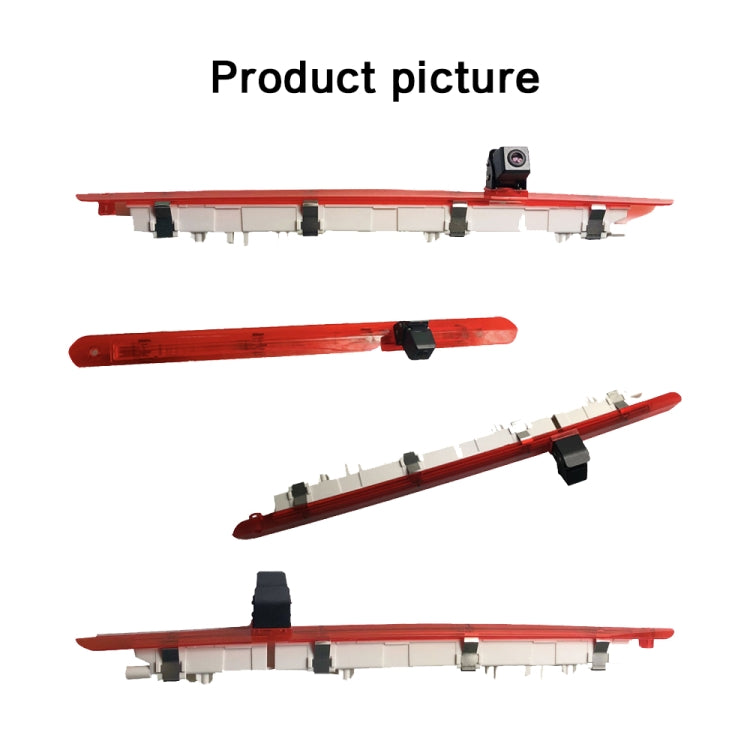 PZ468 Car Waterproof 170 Degree Brake Light View Camera + 7 inch Rearview Monitor for Mercedes-Benz Vito 2016, PZ468 + 7 inch Rearview Monitor