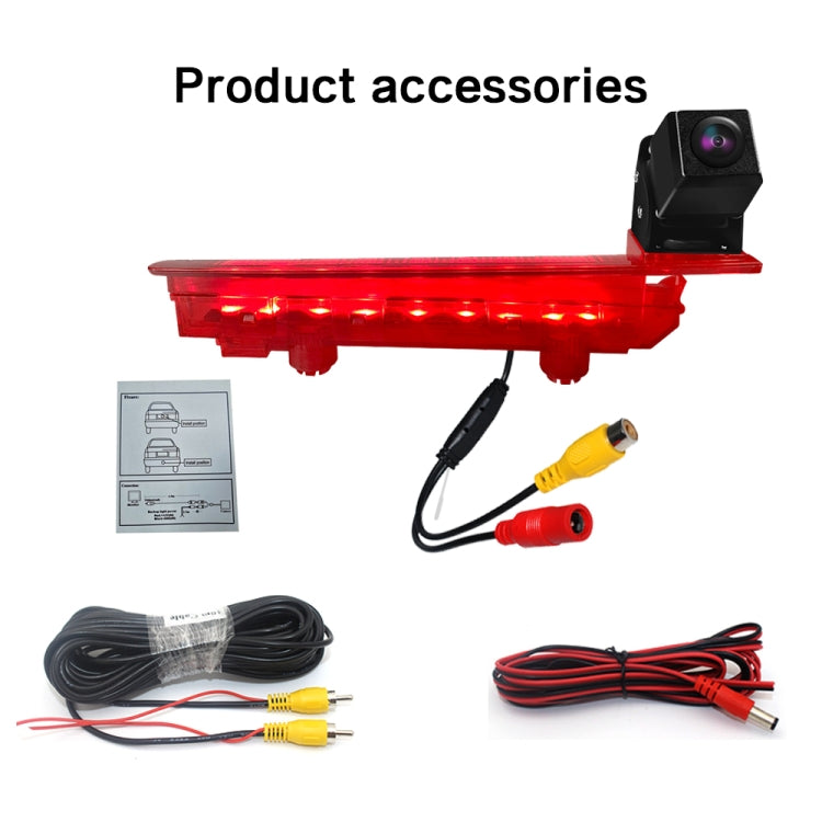 PZ470 Car Waterproof 170 Degree Brake Light View Camera for Volkswagen T5 / T6 2010-2017, PZ470