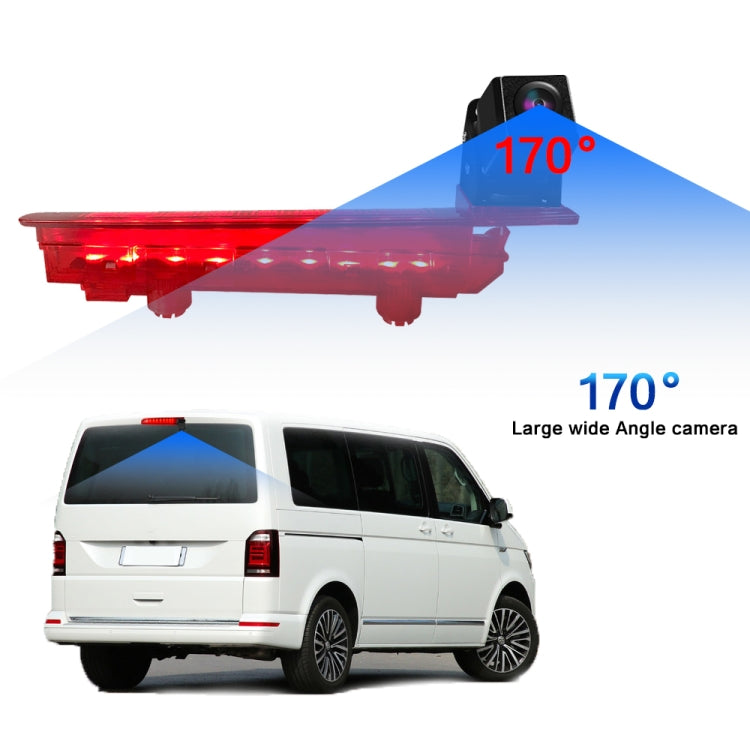 PZ470 Car Waterproof 170 Degree Brake Light View Camera for Volkswagen T5 / T6 2010-2017, PZ470