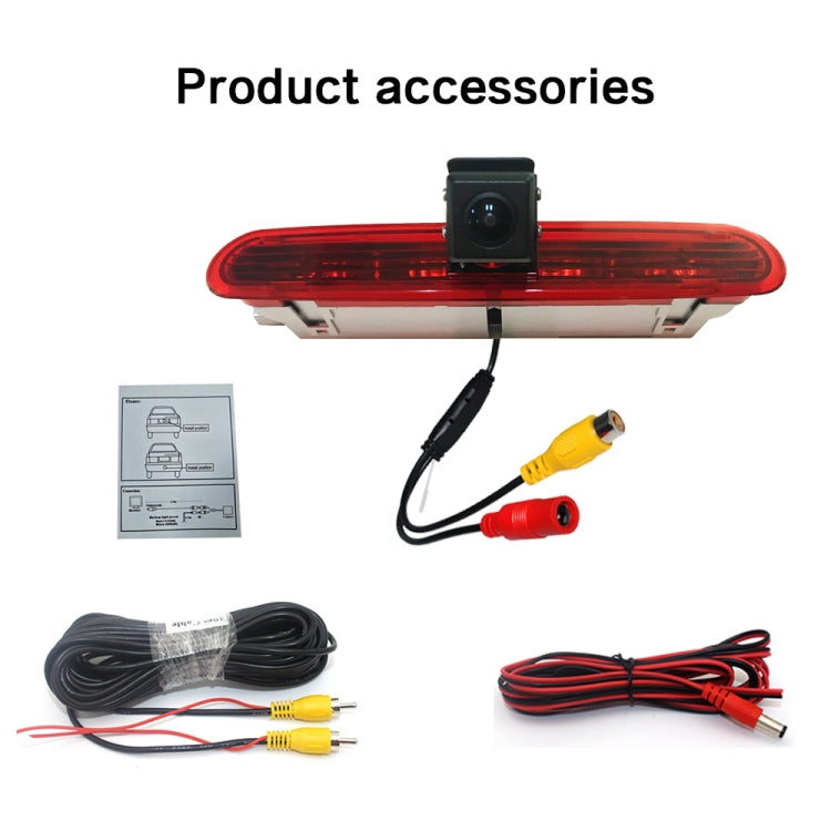 PZ472 Car Waterproof 170 Degree Brake Light View Camera for Fiat / Opel, PZ472