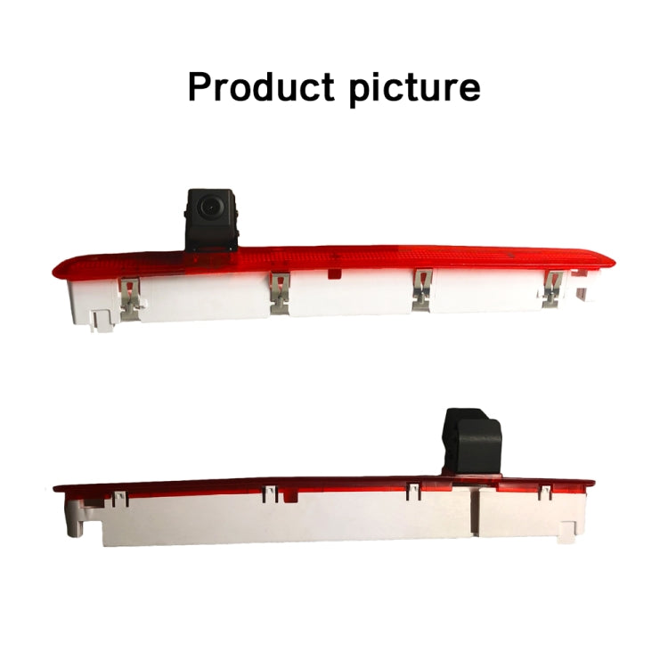 PZ473 Car Waterproof 170 Degree Brake Light View Camera + 7 inch Rearview Monitor for Volkswagen T6 Single Door, PZ473 + 7 inch Rearview Monitor