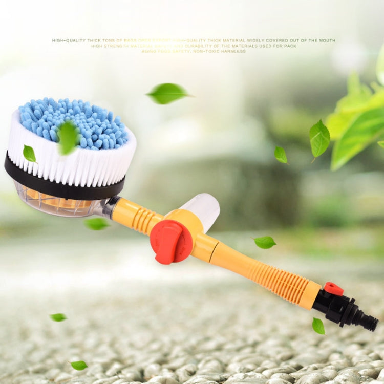Car Cleaning Tools Chenille Automatic Rotating Car Wash Brush, Style: Water Brush + 5m Water Pipe, Style: Water Brush + 5m Water Pipe