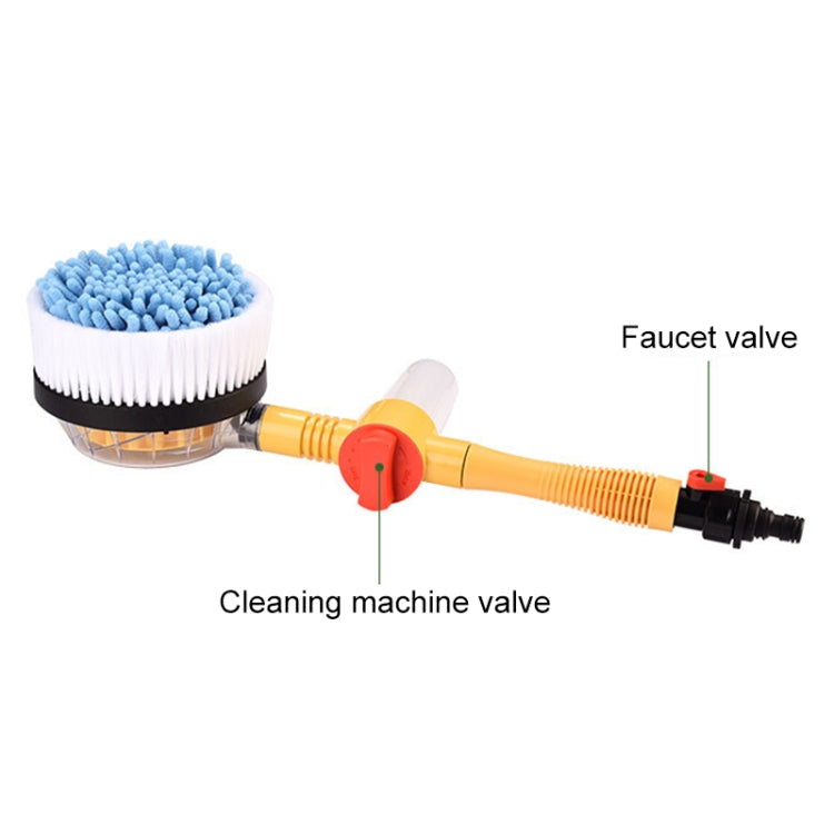 Car Cleaning Tools Chenille Automatic Rotating Car Wash Brush, Style: Water Brush + 5m Water Pipe, Style: Water Brush + 5m Water Pipe