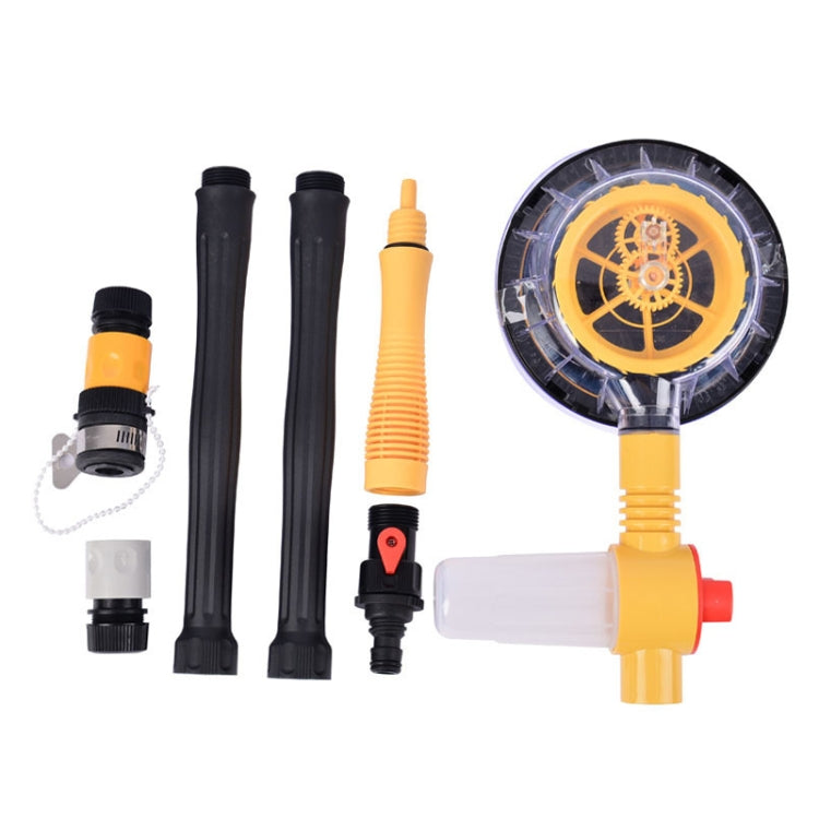 Car Cleaning Tools Chenille Automatic Rotating Car Wash Brush, Style: Water Brush + 5m Water Pipe, Style: Water Brush + 5m Water Pipe