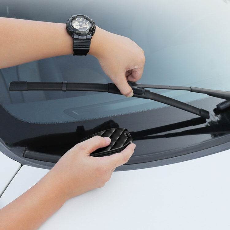 3 PCS Car Universal Windshield Wiper Blade Restorer, Black