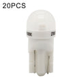 20 PCS T10 DC12V / 0.25W / 6500K / 20LM Car Round Head Plug-in Bubble Reading Light with 1LEDs SMD-3030 Lamps, T10