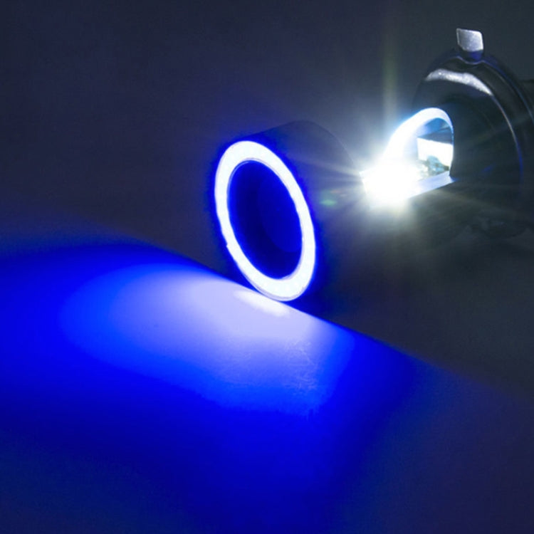 BA20D DC12-80V / 20W / 6000K / 2000LM Motorcycle Headlight with Angel Eyes, BA20D (Blue), BA20D (Red)