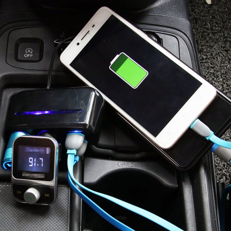 SHUNWEI SD-1928A 80W 3A Car 2 in 1 Dual USB Charger Cigarette Lighter, SD-1928A