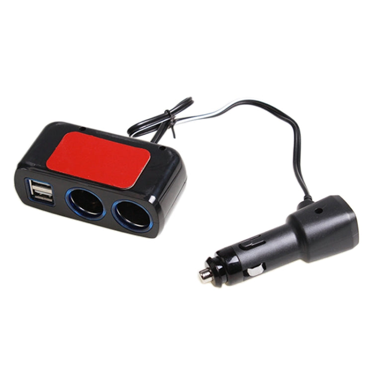 SHUNWEI SD-1928C 80W 3.1A Car 2 in 1 Dual USB Charger Cigarette Lighter with Voltage Detection, SD-1928C
