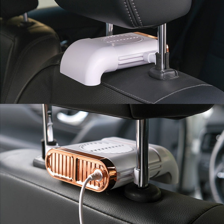5W Car Fan Cooling Artifact For Car radiating Seat Cushion, 1 PC (White)