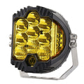 OL-1950Y 5 inch DC12V-30V 5000LM 6500K 50W Car LED Light on Three Sides Headlight for Jeep Wrangler (Gold Light), OL-1950Y