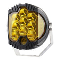OL-1950Y 7 inch DC12V-30V 8000LM 6500K 90W Car LED Light on Three Sides Headlight for Jeep Wrangler (Gold Light), OL-1950Y 7 inch