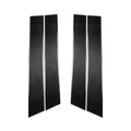 4 PCS Car Carbon Fiber B Pillar Decorative Sticker for Infiniti FX 2009-2013/QX70 2014-, Left and Right Drive Universal, B Pillar