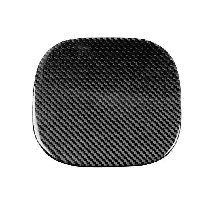 Car Carbon Fiber Fuel Tank Cover Decorative Sticker for Infiniti FX 2009-2013/QX70 2014-, Left and Right Drive Universal, Fuel Tank Cover